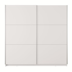Armoire blanche 2 portes coulissantes 150 cm – Collection ARSALA