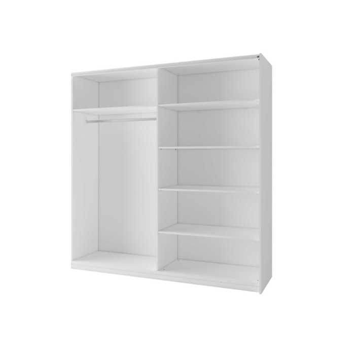 Armario blanco 2 puertas correderas 150 cm – Colección ARSALA