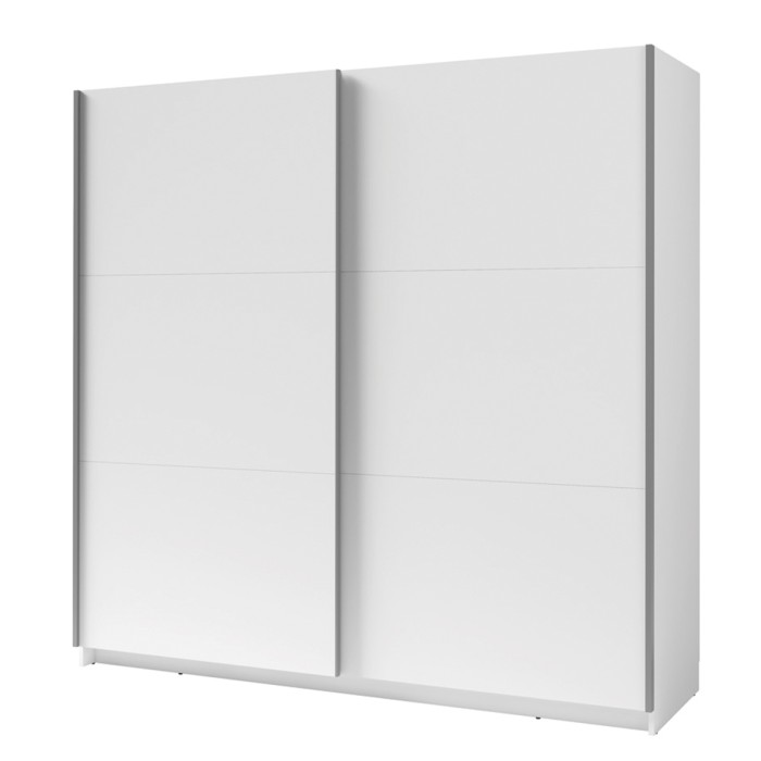 Armoire blanche 2 portes coulissantes 150 cm – Collection ARSALA