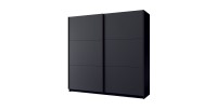Armoire ARSALA 150 cm en gris graphite – 2 portes coulissantes