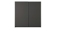 Armoire ARSALA 150 cm en gris graphite – 2 portes coulissantes
