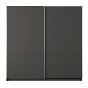 Armoire ARSALA 150 cm en gris graphite – 2 portes coulissantes