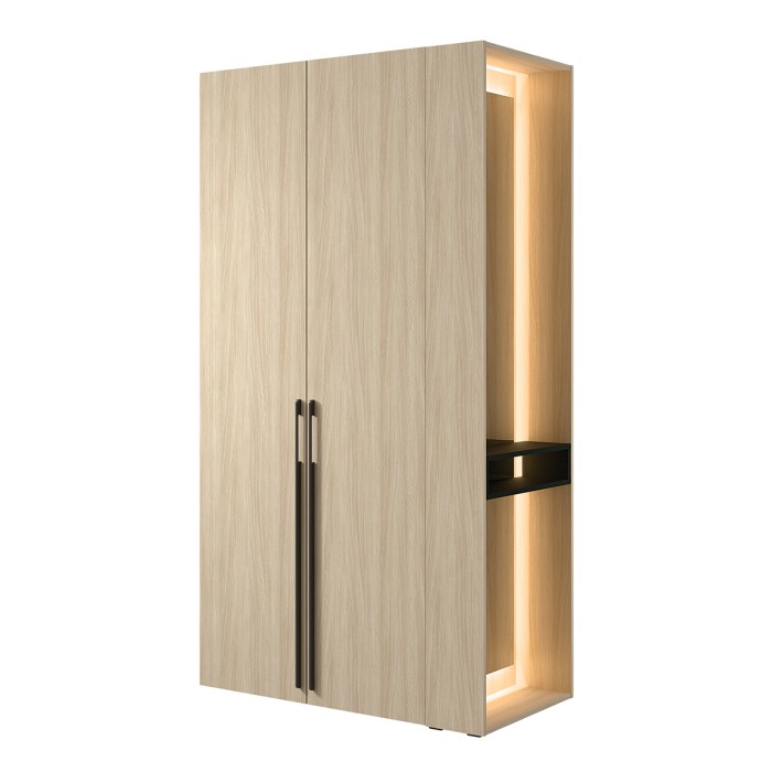 Armoire SORIA 204 cm chêne...