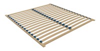 Lit MONDO – 180x200 cm – Noir structuré et doré – Pieds métal – Sommier inclus