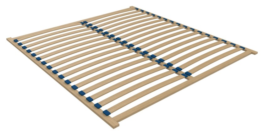 Lit MONDO – 180x200 cm – Noir structuré et doré – Pieds métal – Sommier inclus