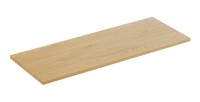 Plan vasque NATURA – 120 cm – Chêne clair – Finition bois – À poser 