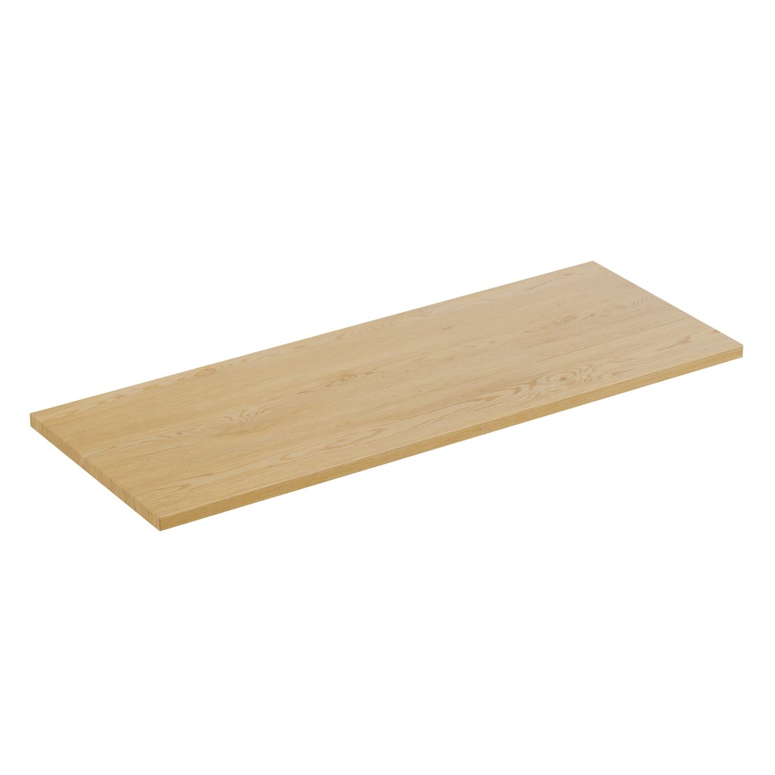 Plan vasque NATURA – 120 cm – Chêne clair – Finition bois – À poser 