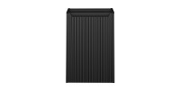 Meuble de rangement VANO – Panier à linge intégré – Noir mat – L40 × P39 × H57 cm – À suspendre 