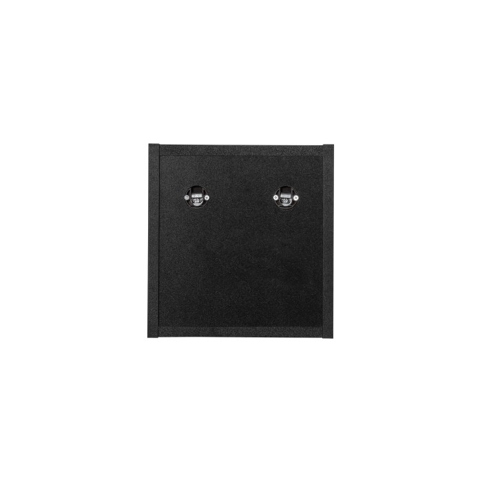 Cube de rangement VANO – Finition noir mat – L26 × P21 × H27 cm – À suspendre – Format compact 