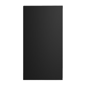 Plan vasque VANO – L20 × P40 cm – Noir mat – À poser – Élément de finition latéral 