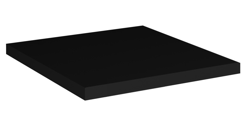 Plan vasque VANO – L30 × P40 cm – Noir mat – À poser – Élément complémentaire compact 