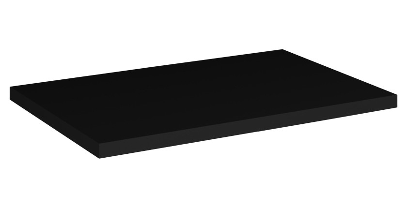 Plan vasque VANO – L60 × P40 cm – Noir mat – À poser – Design sobre et compact 