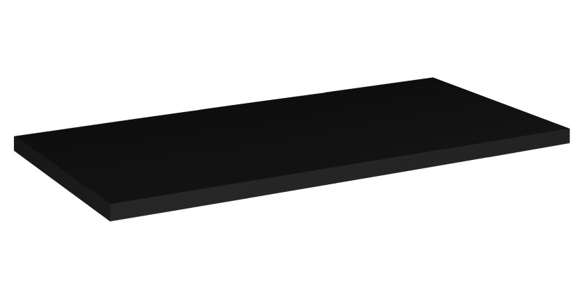 Plan vasque VANO – L80 × P40 cm – Noir mat – À poser – Design moderne et pratique 