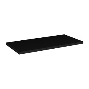 Plan vasque VANO – L80 × P40 cm – Noir mat – À poser – Design moderne et pratique 