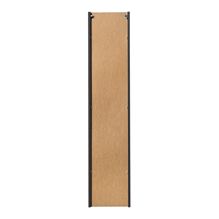 Colonne de salle de bain VANO – 2 portes + 1 niche – Noir mat – L30 × P25 × H140 cm – À suspendre 