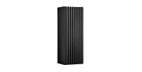 Meuble de salle de bain VANO – 1 porte – Noir mat – L20 × P18 × H57 cm – À suspendre 