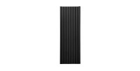 Meuble de salle de bain VANO – 1 porte – Noir mat – L20 × P18 × H57 cm – À suspendre 