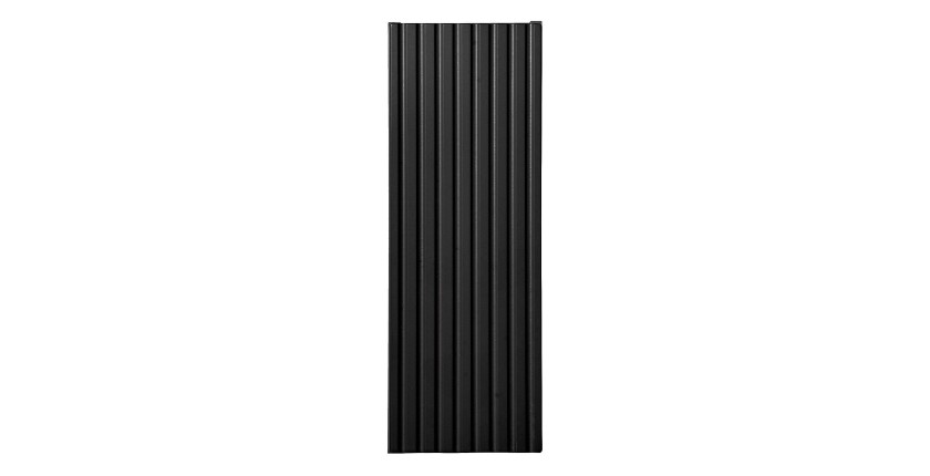 Meuble de salle de bain VANO – 1 porte – Noir mat – L20 × P18 × H57 cm – À suspendre 