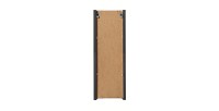Meuble de salle de bain VANO – 1 porte – Noir mat – L20 × P18 × H57 cm – À suspendre 