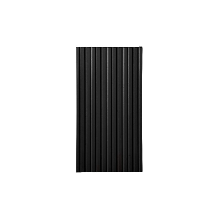 Meuble de salle de bain VANO – 1 porte – Noir mat – L30 × P18 × H57 cm – À suspendre 