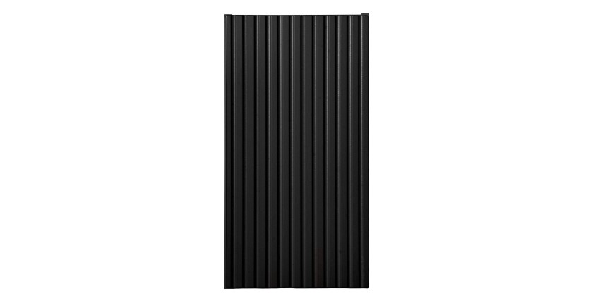 Meuble de salle de bain VANO – 1 porte – Noir mat – L30 × P18 × H57 cm – À suspendre 