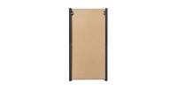 Meuble de salle de bain VANO – 1 porte – Noir mat – L30 × P18 × H57 cm – À suspendre 