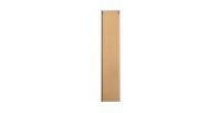 Colonne de salle de bain VANO – 2 portes + 1 niche – Marron congo – L30 × P25 × H140 cm – À suspendre 