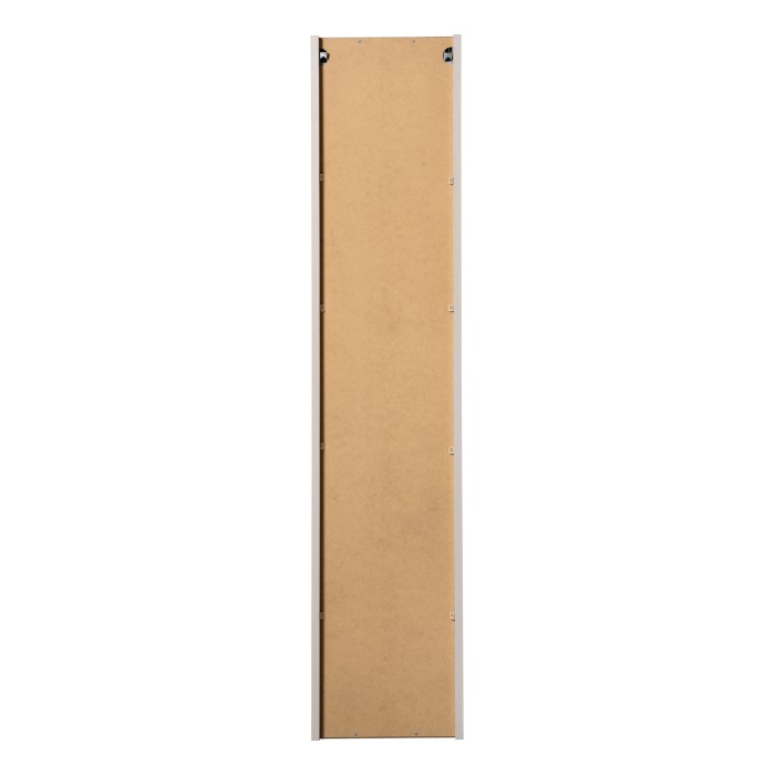 Colonne de salle de bain VANO – 2 portes + 1 niche – Marron congo – L30 × P25 × H140 cm – À suspendre 