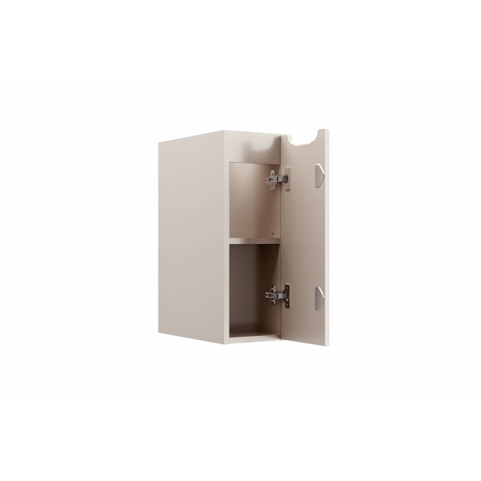 Meuble de rangement VANO – Marron congo – L20 × P39 × H57 cm – À suspendre – Salle de bain 