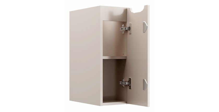 Meuble de rangement VANO – Marron congo – L20 × P39 × H57 cm – À suspendre – Salle de bain 