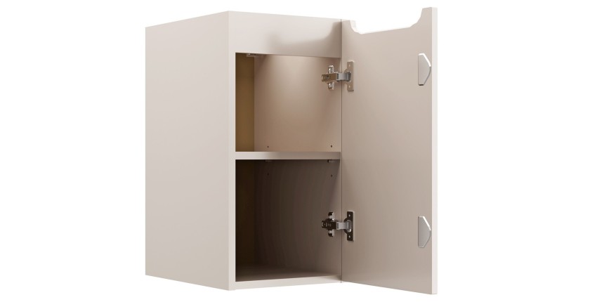 Meuble de rangement VANO – Marron congo – L30 × P39 × H57 cm – À suspendre – Salle de bain 