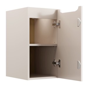 Meuble de rangement VANO – Marron congo – L30 × P39 × H57 cm – À suspendre – Salle de bain 