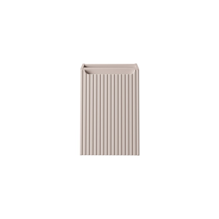 Meuble de rangement VANO avec panier à linge – Marron congo – L40 × P39 × H57 cm – Salle de bain 