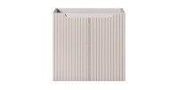 Meuble sous vasque VANO 60 cm – 2 portes – Marron congo mat – L60 × P39 × H57 cm – À suspendre 