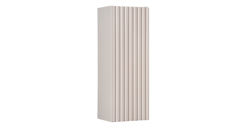 Meuble de rangement salle de bain VANO – Coloris marron congo – L20 × P57 × H18 cm – À suspendre 