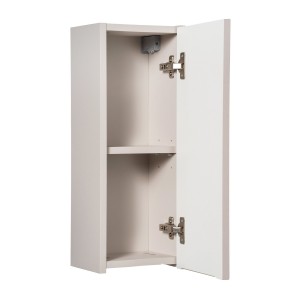 Meuble de rangement salle de bain VANO – Coloris marron congo – L20 × P57 × H18 cm – À suspendre 