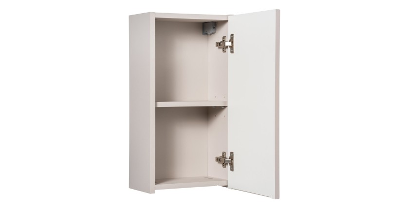 Meuble de rangement salle de bain VANO – Coloris marron congo – L30 × P57 × H18 cm – À suspendre 