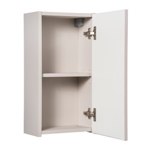 Meuble de rangement salle de bain VANO – Coloris marron congo – L30 × P57 × H18 cm – À suspendre 