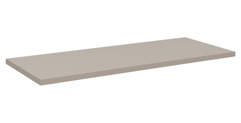 Plan vasque 100 cm VANO – Finition marron congo – L100 × P40 × H2 cm – À poser 