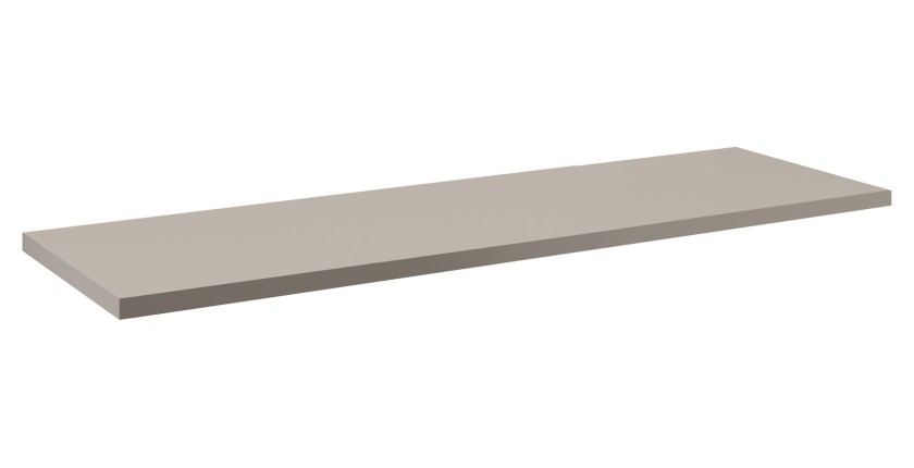 Plan vasque 120 cm VANO – Finition marron congo – L120 × P40 × H2 cm – À poser 