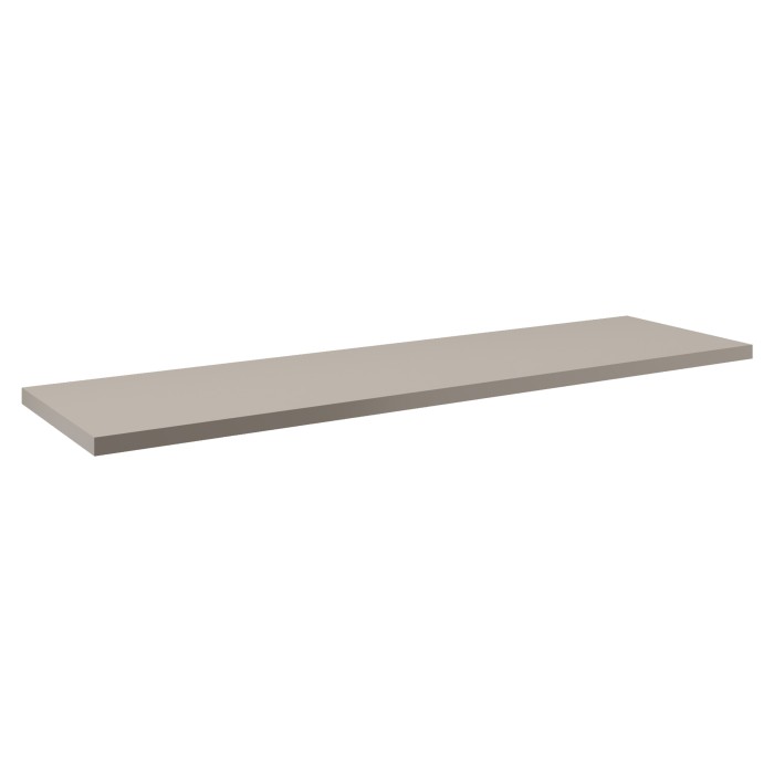 Plan vasque 140 cm VANO – Finition marron congo – L140 × P40 × H2 cm – À poser 