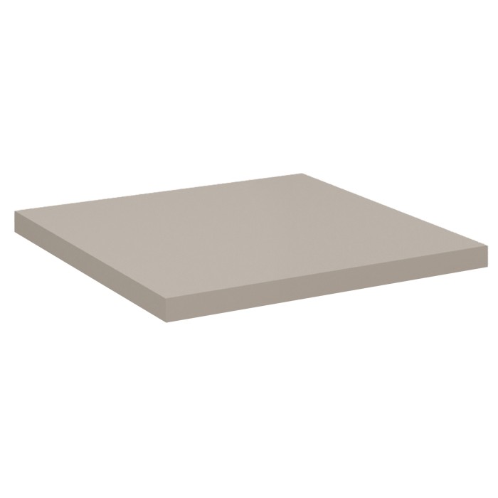 Plan vasque 40 cm VANO – Finition marron congo – L40 × P40 × H2 cm – À poser 