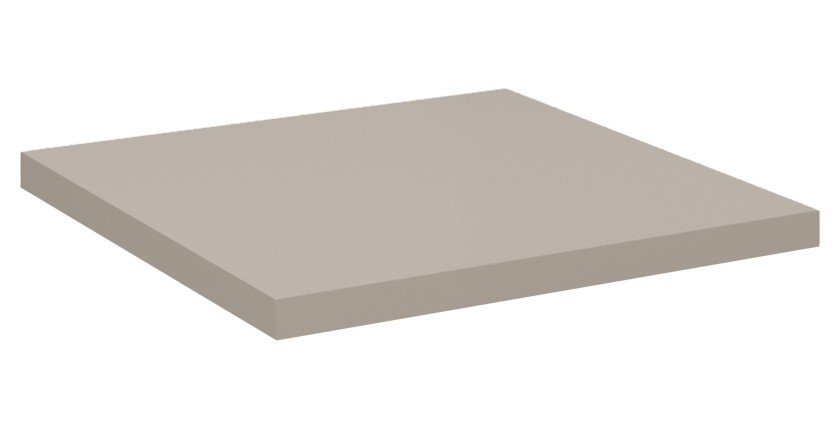 Plan vasque 40 cm VANO – Finition marron congo – L40 × P40 × H2 cm – À poser 