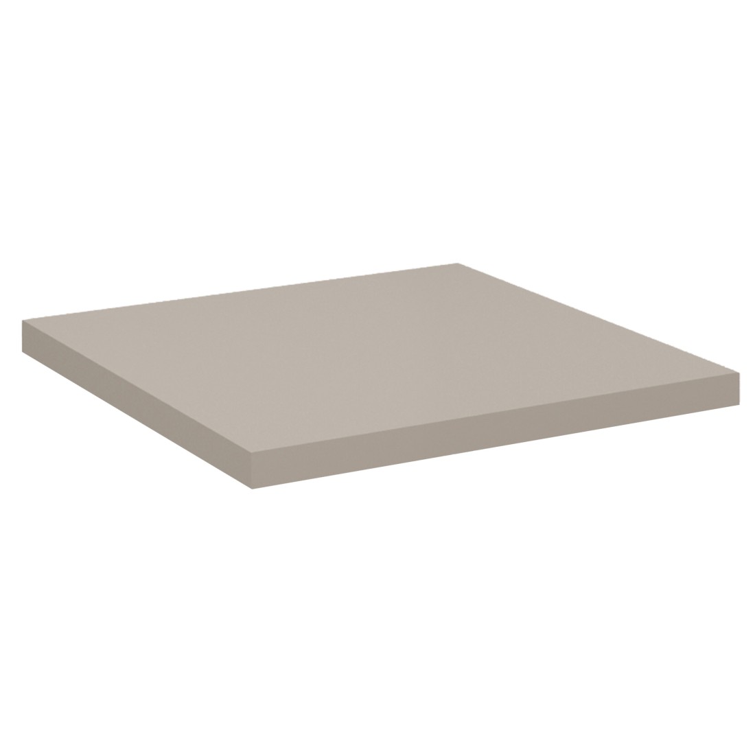Plan vasque 40 cm VANO – Finition marron congo – L40 × P40 × H2 cm – À poser 