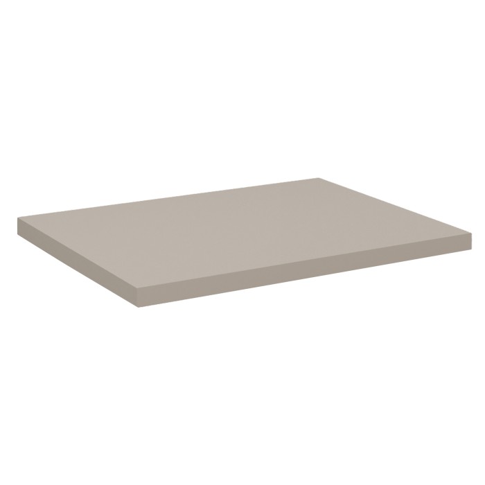 Plan vasque 50 cm VANO – Finition marron congo – L50 × P40 × H2 cm – À poser 
