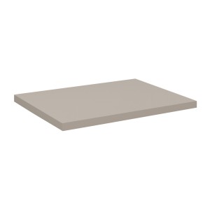 Plan vasque 50 cm VANO – Finition marron congo – L50 × P40 × H2 cm – À poser 