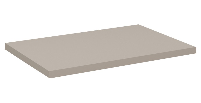 Plan vasque 60 cm VANO – Finition marron congo – L60 × P40 × H2 cm – À poser 
