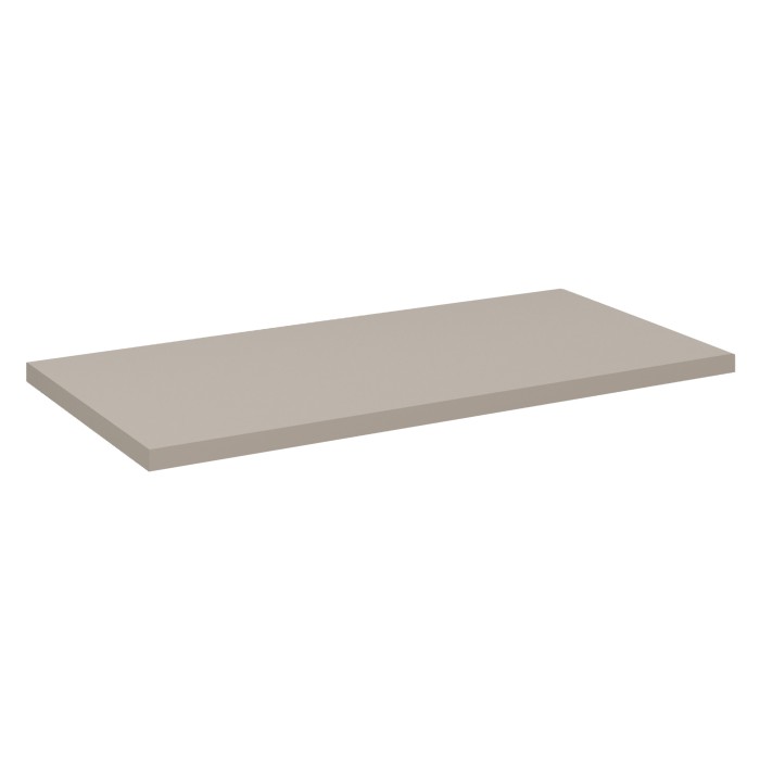 Plan vasque 80 cm VANO – Finition marron congo – L80 × P40 × H2 cm – À poser 