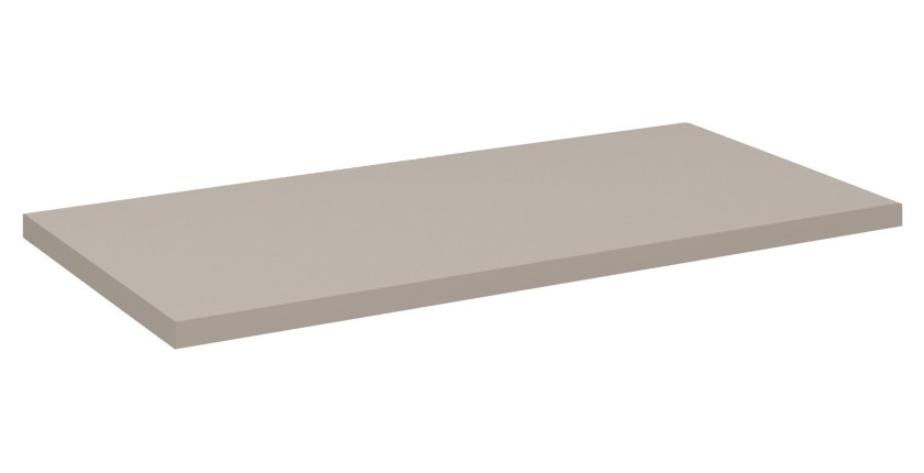 Plan vasque 80 cm VANO – Finition marron congo – L80 × P40 × H2 cm – À poser 