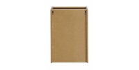 Meuble de rangement salle de bain VANO – Panier à linge – Chêne – L40 × P39 × H57 cm – À suspendre 